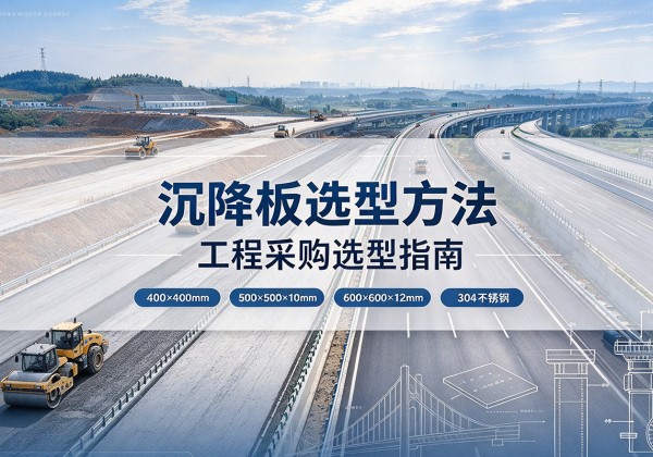 宣威沉降板选择方法